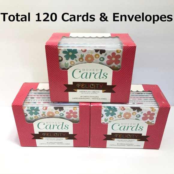 American Crafts Other - (3) Boxed American Crafts Blank Cards & Envelopes
